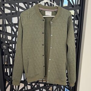 Sovereign Code Olive Quilted Bomber Jacket